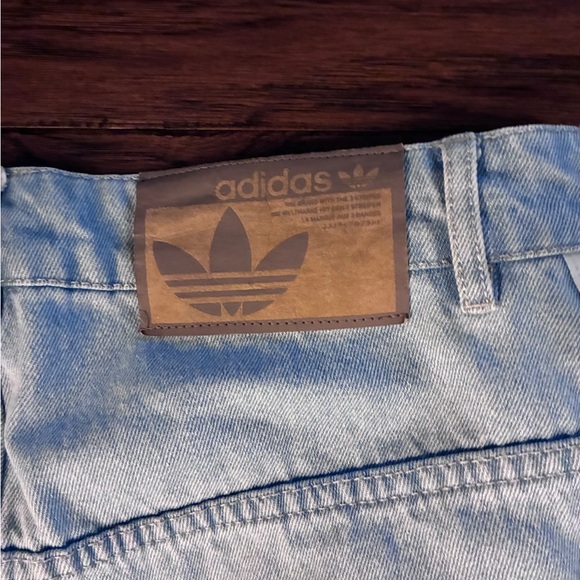 Adidas ADILENIUM SEASON 3 BANANA FITTED WASHED DENIM PANTS Size 34 - EUC - Picture 10 of 11
